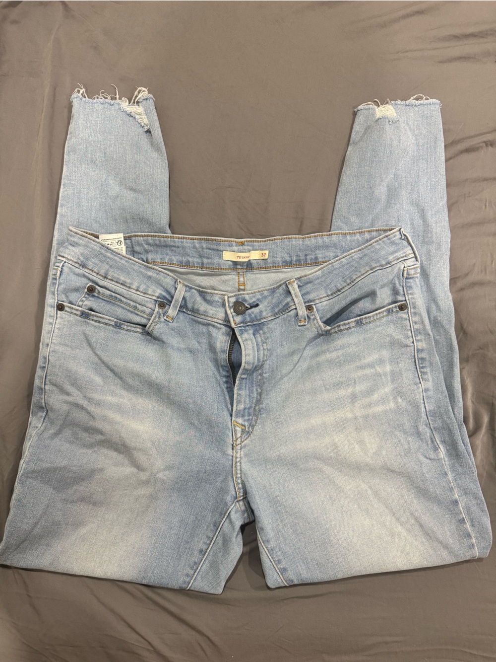 Light Blue Women's Levi’s High-Waist Skinny Jeans